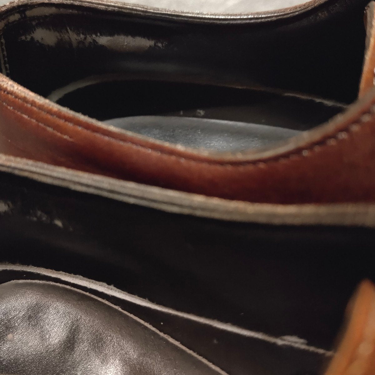 【HERMES】エルメス ジョンロブ製 ウイングチップ ミュージアムカーフ ブラウン サイズUK7.5