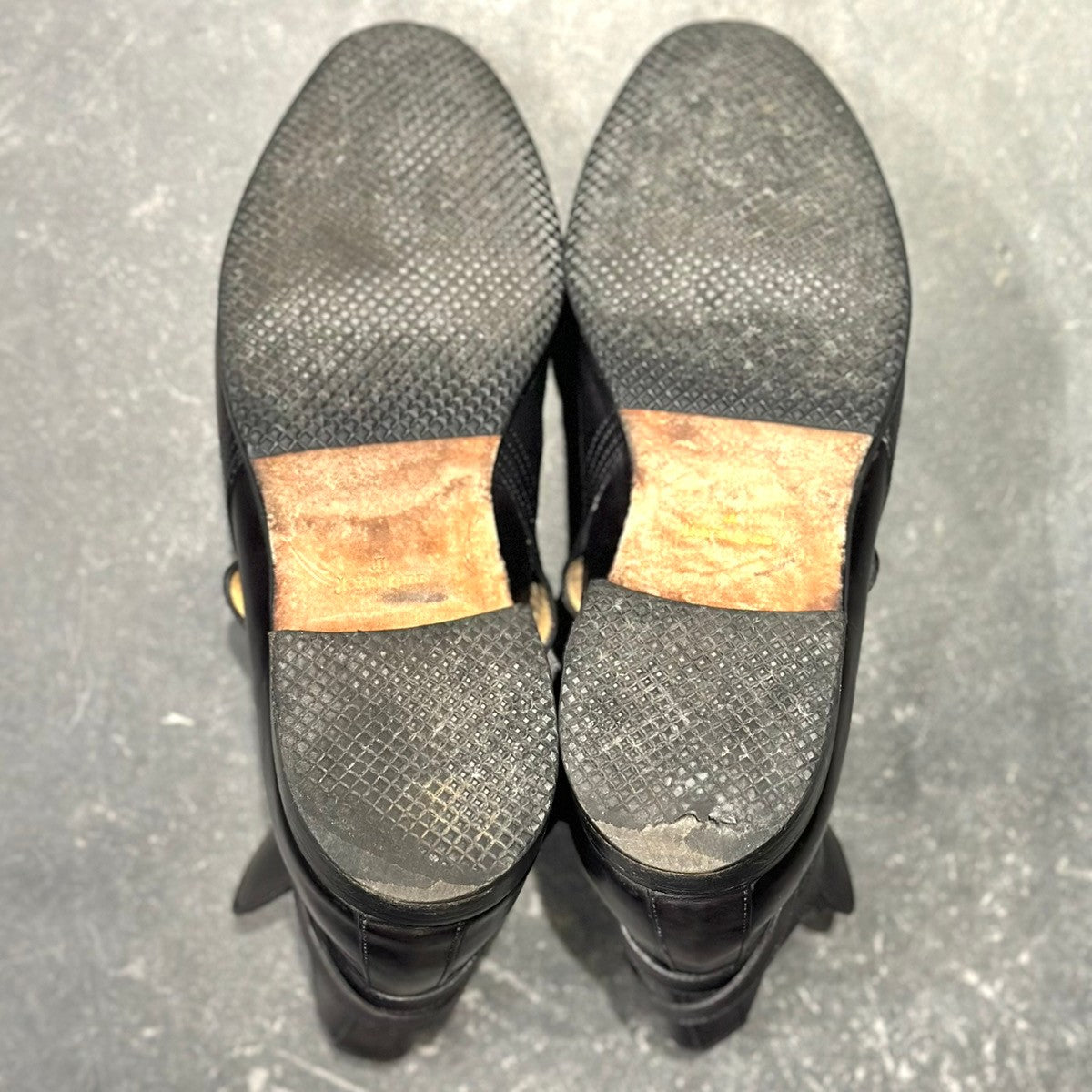 【JOHNLOBB】ジョンロブ ジョッパーブーツ ブラック ミュージアムカーフ  サイズ UK8.5E  8695Bラスト