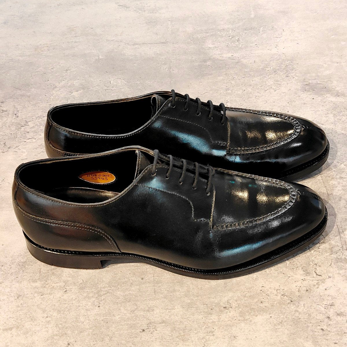 美品 【EDWARD GREEN】エドワードグリーン ドーバー Uチップ カーフ ブラック サイズUK7D 202ラスト 参考定価￥324,500-