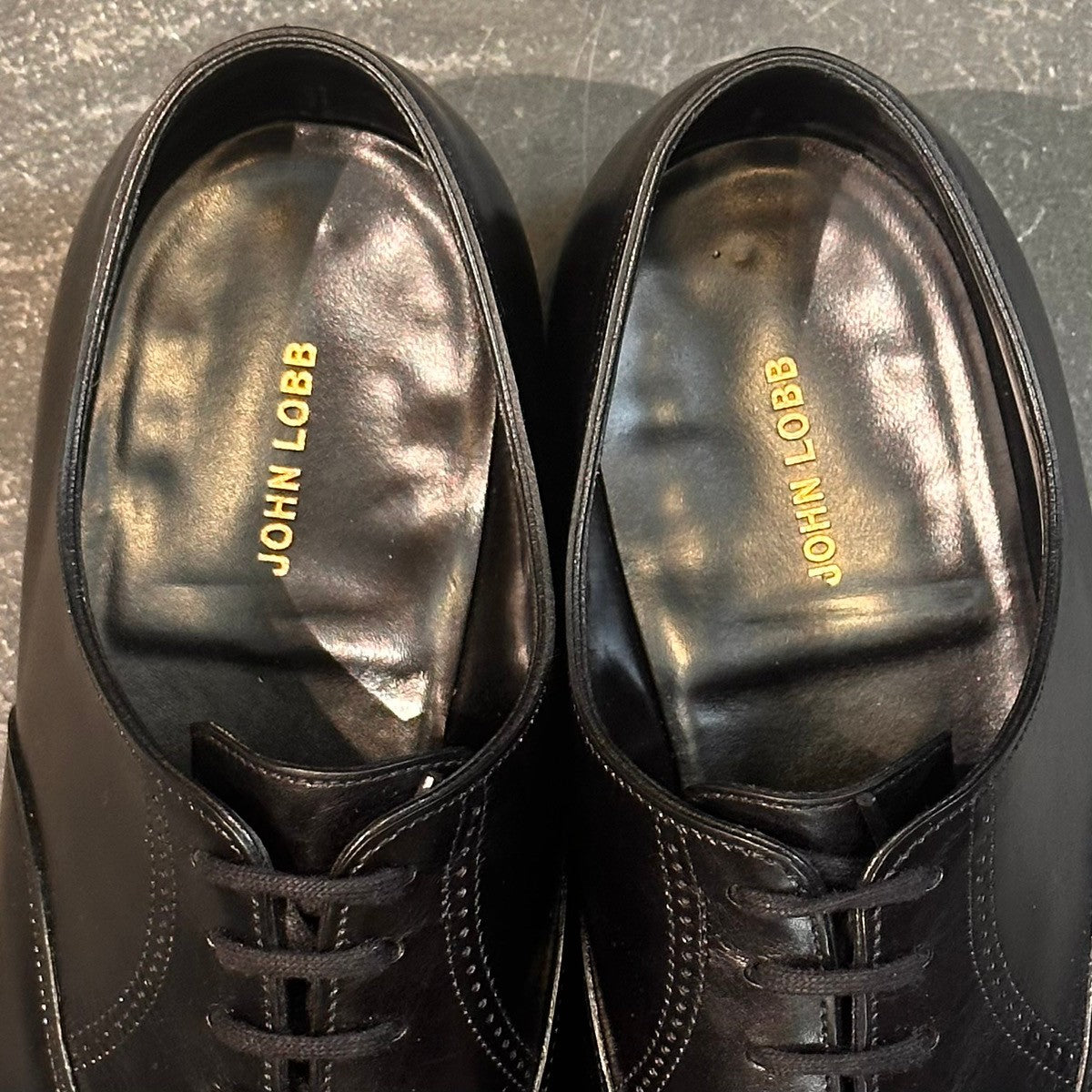 JOHN LOBB】ジョンロブ フィリップ2 パンチドキャップトゥ カーフ