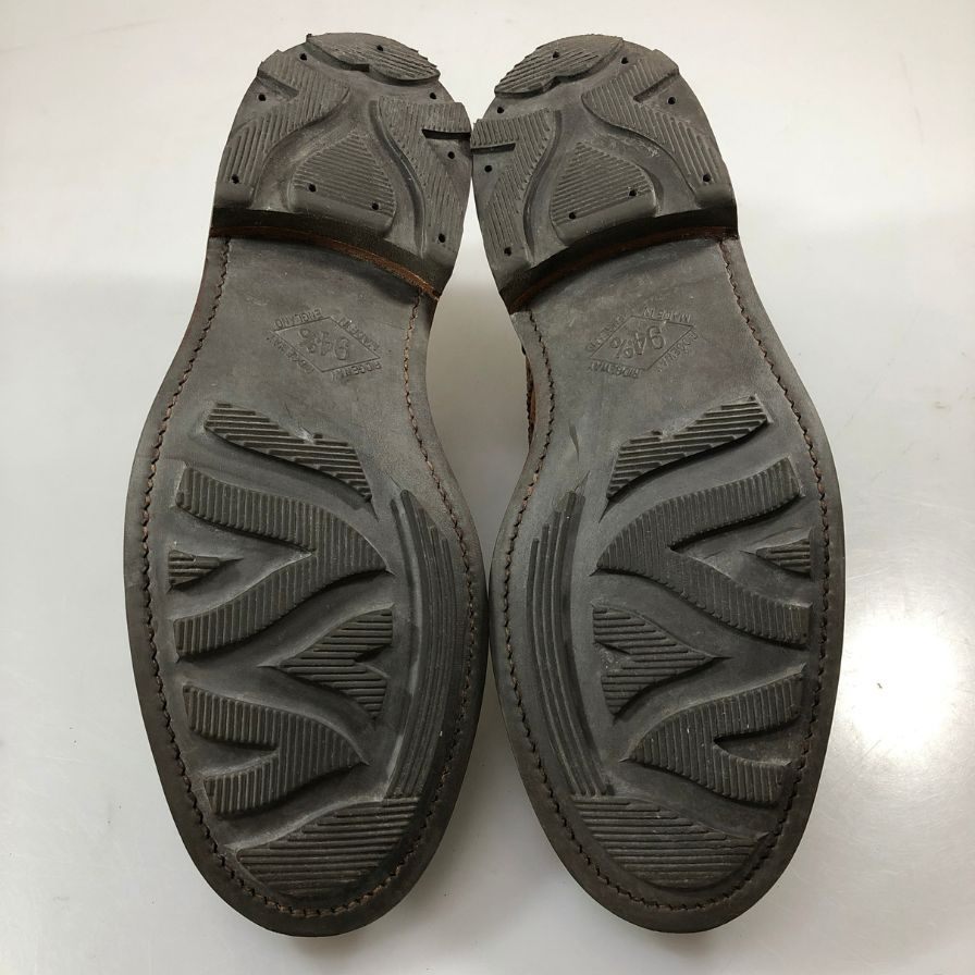 【CROCKETT&JONES】クロケットアンドジョーンズ BANGOR 別注 レザーシューズ ウィングチップ シボレザー ブラウン メンズ UK8E