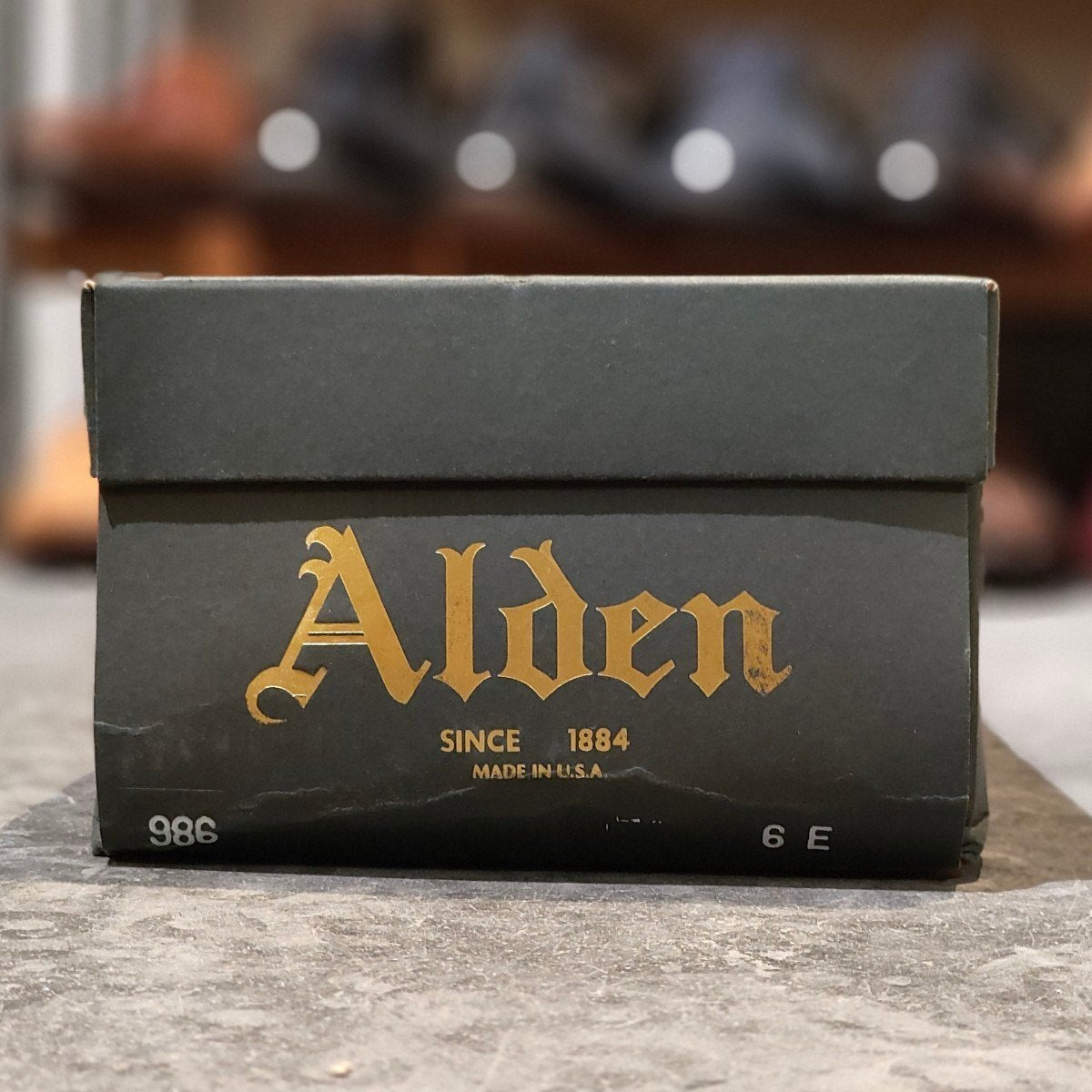 新品未使用【ALDEN】オールデン 986 ペニーローファー コードバン ダークバーガンディ サイズ US6E バンラスト