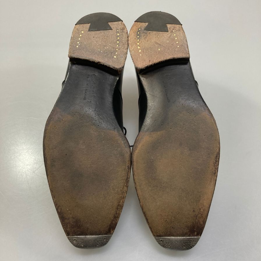 【CROCKETT&JONES】クロケット&ジョーンズ 29447 ビジネスシューズ カーフレザー ブラック（黒） サイズ 6.5E 377ラスト