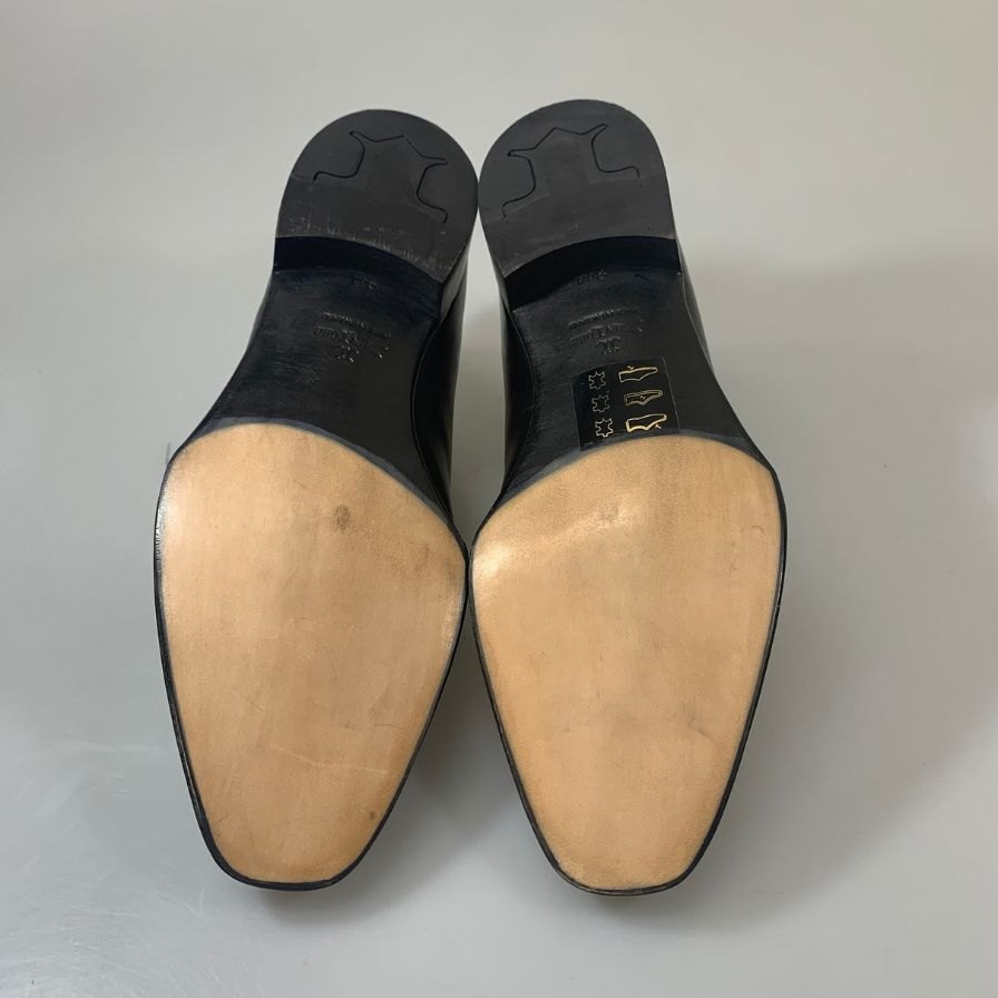 【JOHN LOBB】ジョンロブ レザーシューズ プレーントゥ イヤーモデル 1999 サイズ7E メンズ ブラック
