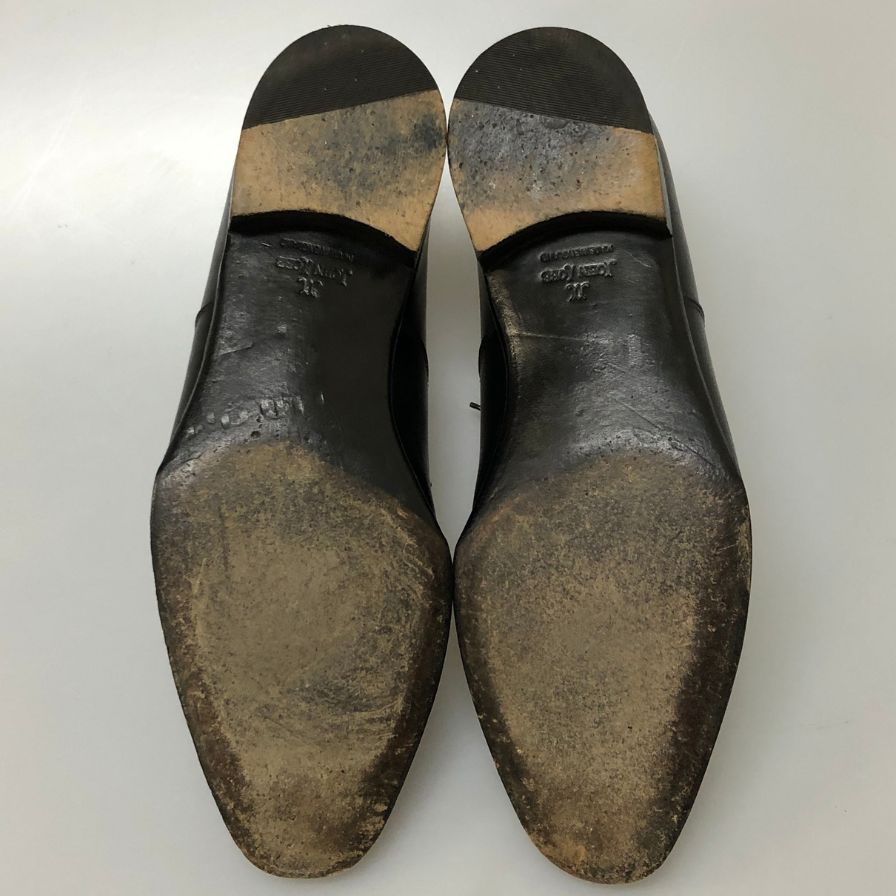 【JOHN LOBB】ジョンロブ レザーシューズ フィリップ2 パンチドキャップトゥ 7000ラスト カーフ メンズ サイズUK7E ブラック