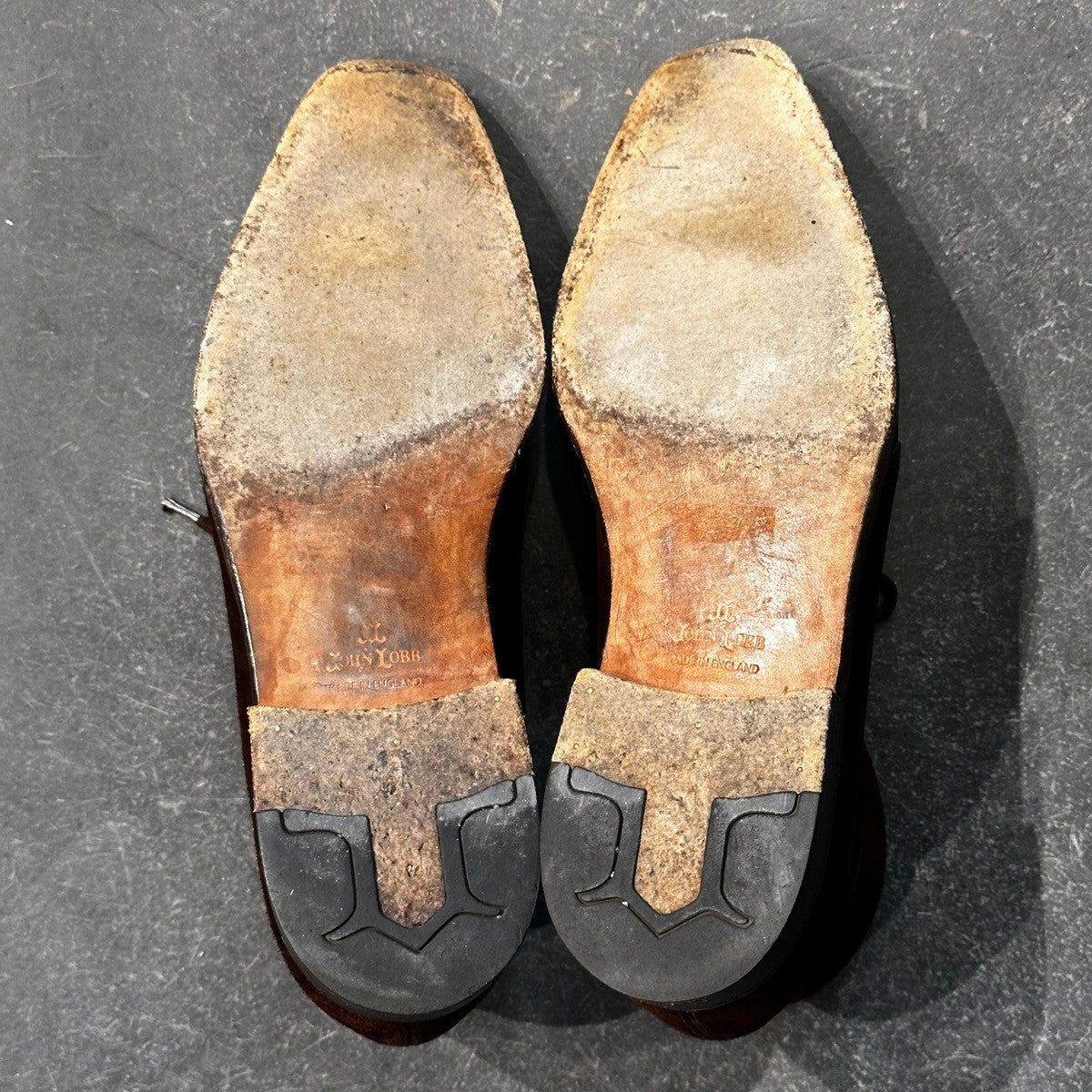 美品【JOHNLOBB】ジョンロブ ロムゼイ チャッカブーツ Jスタンプ  スエード ブラウン サイズUK7D 8000ラスト