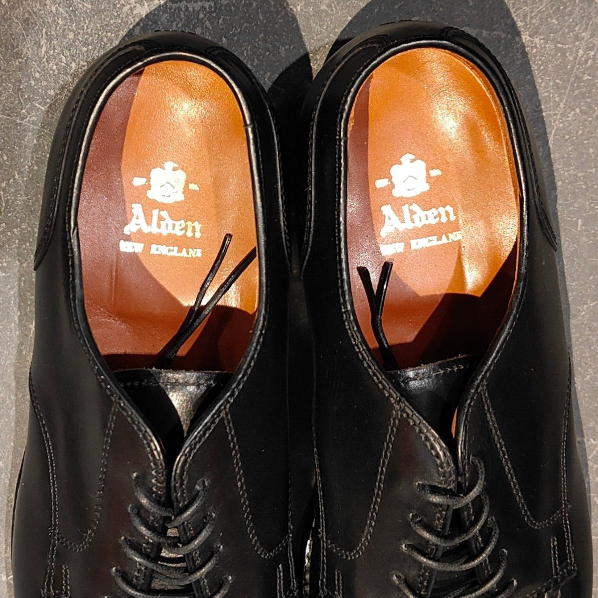 新品未使用【ALDEN】オールデン 961 NST Uチップ カーフ ブラック サイズUS8D アバディーンラスト