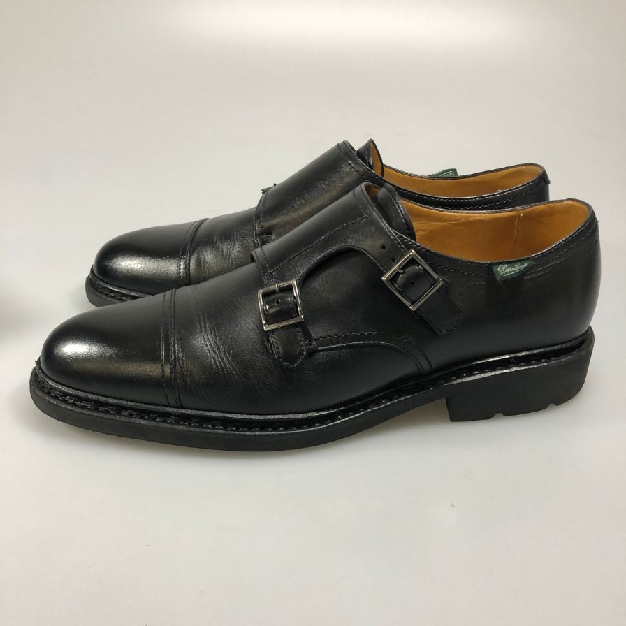 【PARABOOT】パラブーツ POE ダブルモンク ブラック サイズUK9