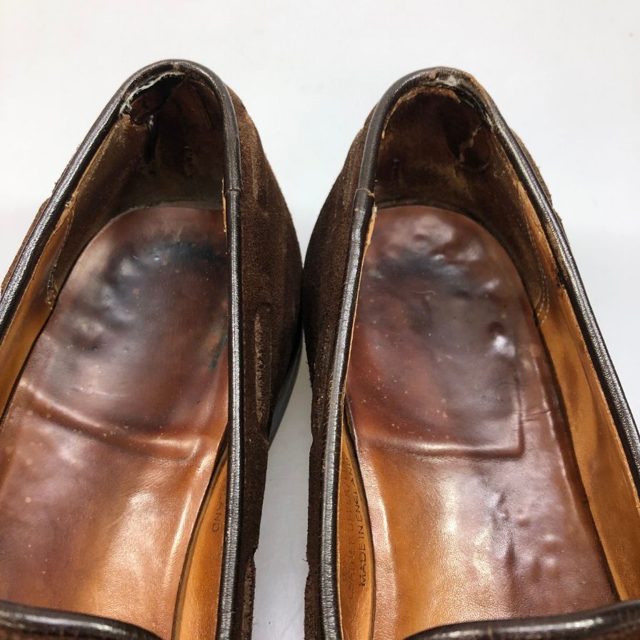 CROCKETT&JONES】クロケット&ジョーンズ ローファー スエード ブラウン