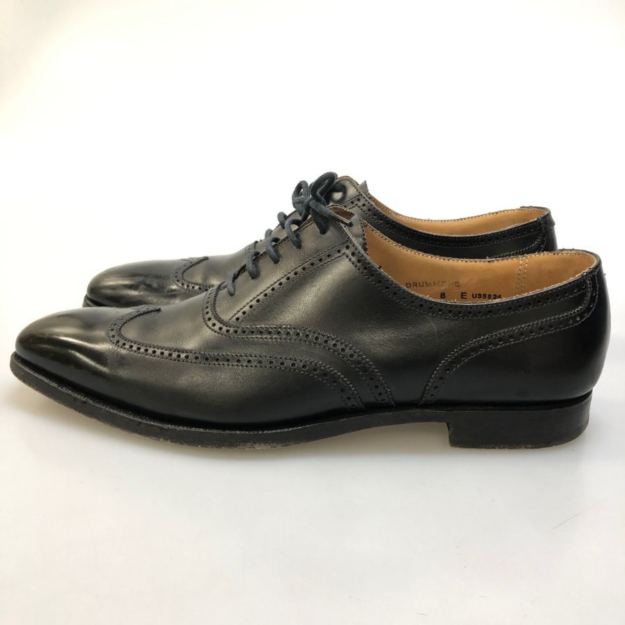 【CROCKETT&JONES】クロケット&ジョーンズ  ビジネスシューズ カーフ ブラック（黒） サイズ 8E ラスト