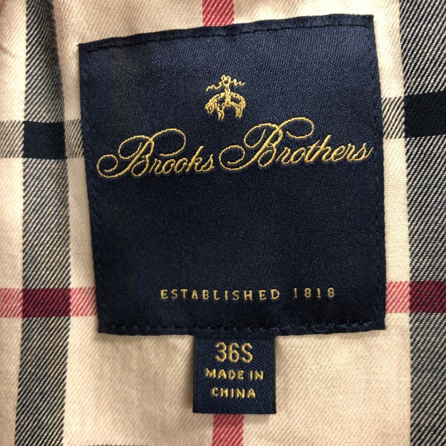 【Brooks Brothers】ブルックスブラザーズ コート ライナー付き ベージュ メンズ サイズ36S