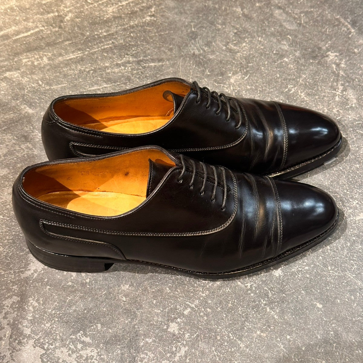 【JOHN LOBB】ジョンロブ スタッフォード ストレートチップ カーフ ブラック サイズUK6D 7000ラスト