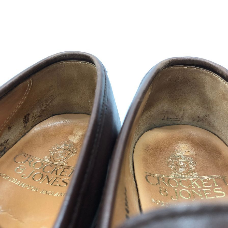 【Crockett&Jones】クロケットアンドジョーンズ  ローファー カーフ ブラウン（茶系） サイズ 6.5 ラスト