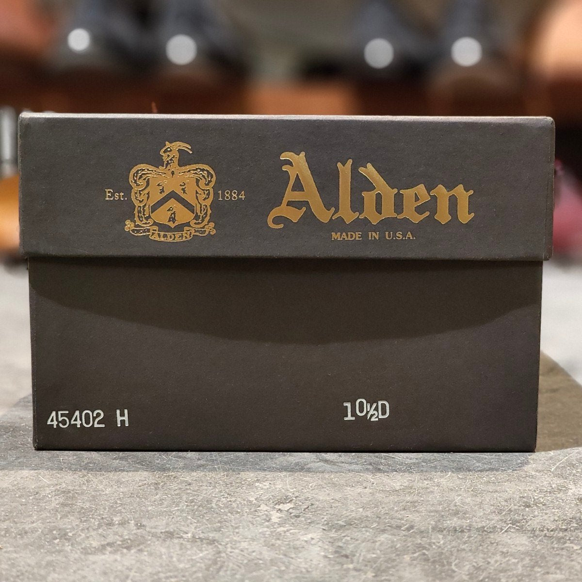 希少 新品未使用 【ALDEN】オールデン 45402H NST タンカーブーツ コードバン シガー サイズUS10.5D ミリタリーラスト