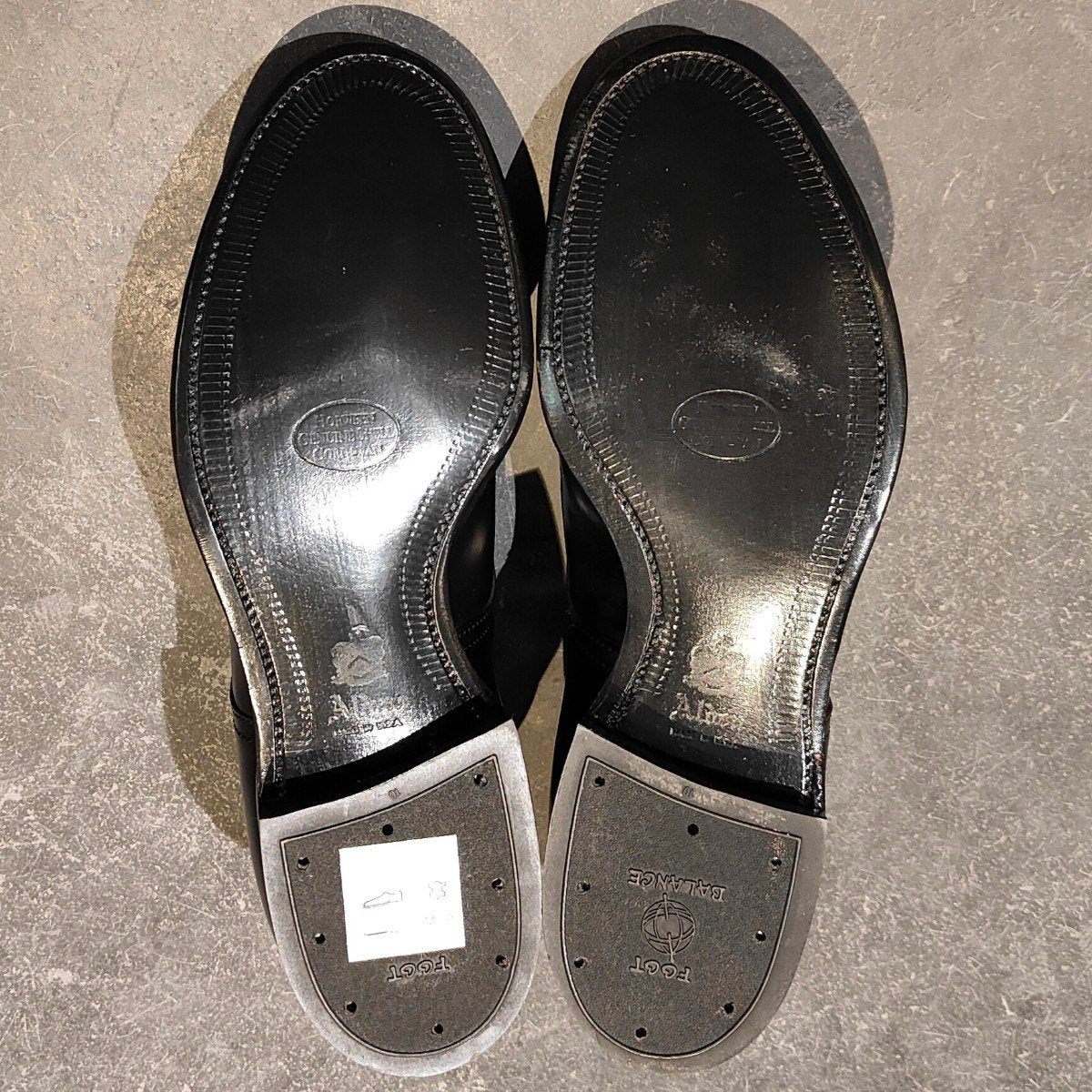 新品未使用【Alden】オールデン レザーシューズ 54331 Vチップ コードバン ブラック サイズUS7D モディファイドラスト 参考定価￥217,800-
