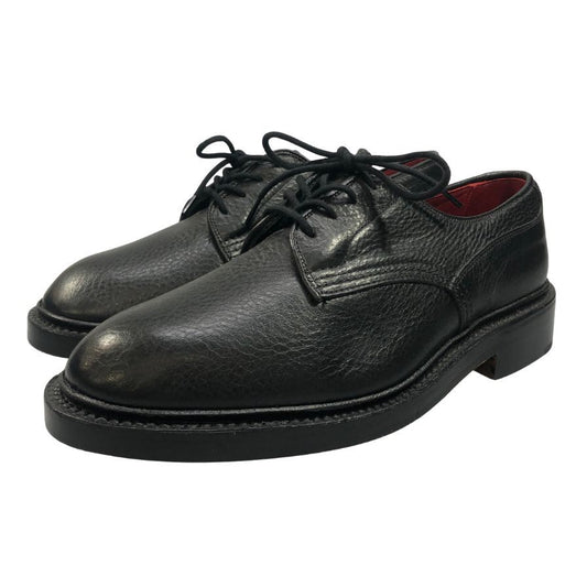【Tricker's】トリッカーズ トレーディングポスト別注 ウッドストック プレーントゥダービー グレインレザー ブラック メンズ サイズUK7.5E