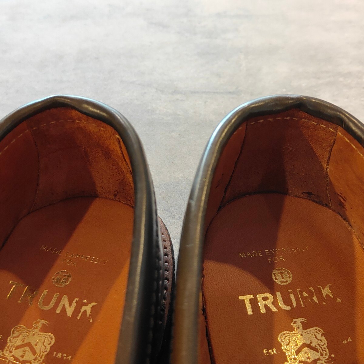 希少 未使用【ALDEN】オールデン TRUNK別注  6717 ペニーローファー コードバン シガー サイズ US11D バンラスト