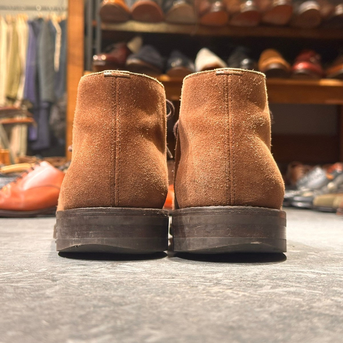 Church's】チャーチ ライダー3 4都市 スエード ブラウン サイズUK85F