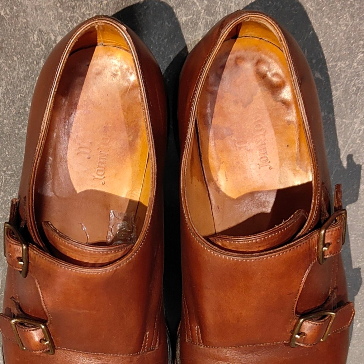 JOHN LOBB】ジョンロブ ウィリアム ダブルモンク 旧ロゴ カーフ