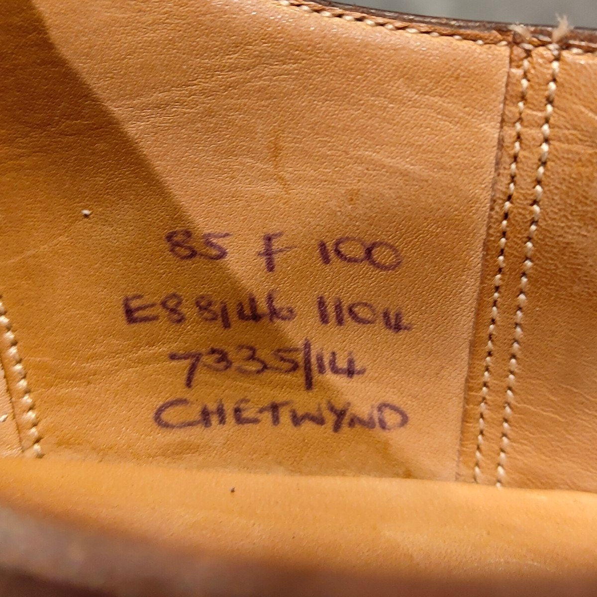 【Church's】チャーチ チェットウインド 4都市 ウイングチップ カーフ ブラウン サイズ UK85F 100ラスト 参考定価定価￥181,500-