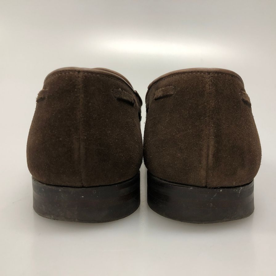 【CROCKETT&JONES】クロケット&ジョーンズ  ローファー スエード ブラウン（茶系） サイズ 7.5 ラスト