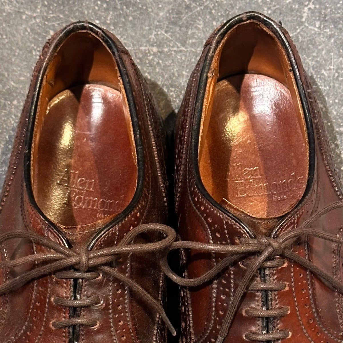 【Allen Edmonds】アレンエドモンズ 40196 ウイングチップ コードバン ダークバーガンディ サイズUS6E