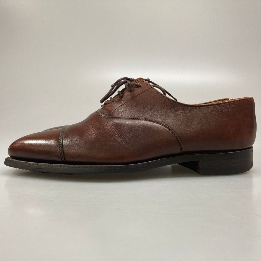 【CROCKETT&JONES】クロケット&ジョーンズ ストレートチップ ハラム ダークブラウン サイズ6.5E HALLAM