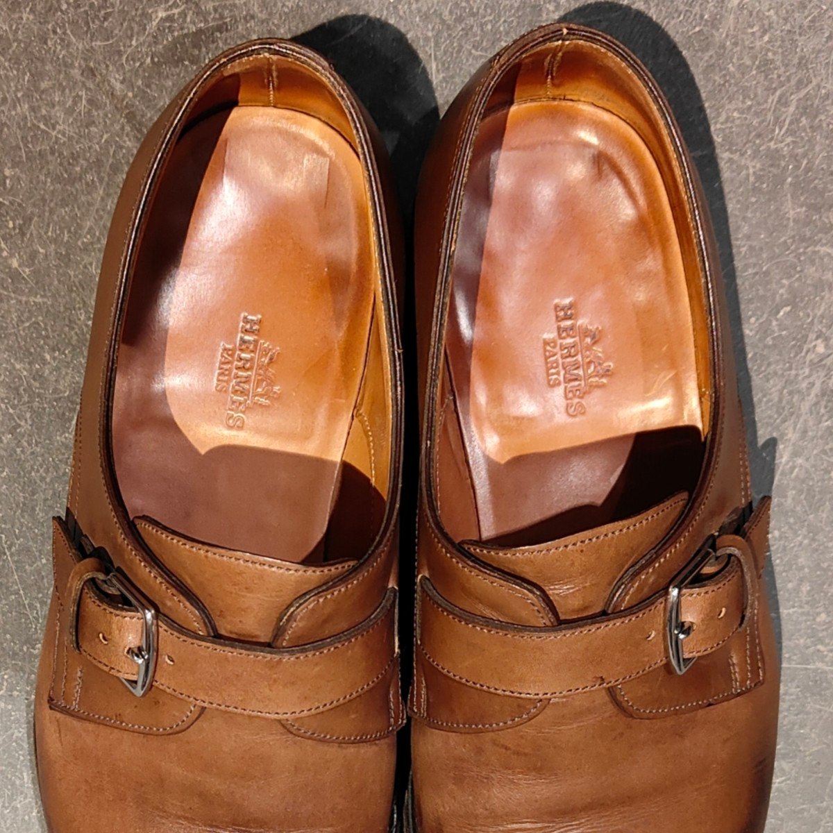 希少【HERMES】エルメス ジョンロブ製 ジャーヴィス JARVIS カーフ