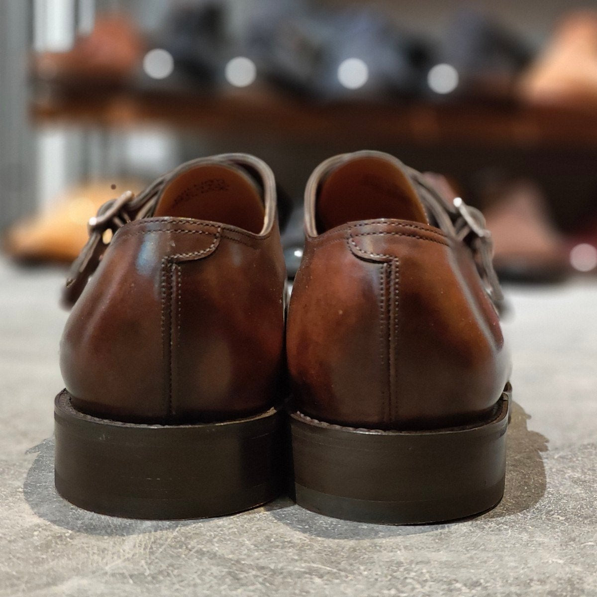 新品未使用【JOHN LOBB】ジョンロブ ウィリアム ダブルモンク ミュージアムカーフ ブラウン サイズUK9.5E 9795ラスト 参考定価￥251,900-