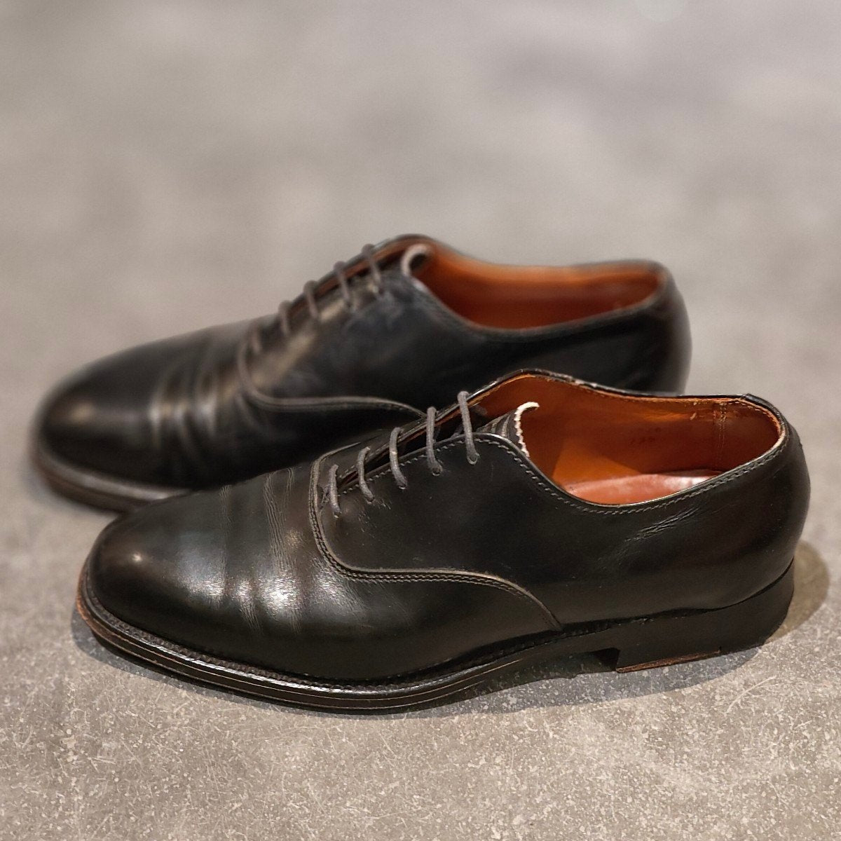 ALDEN】オールデン 935 プレーントゥ カーフ ブラック サイズ US6.5D