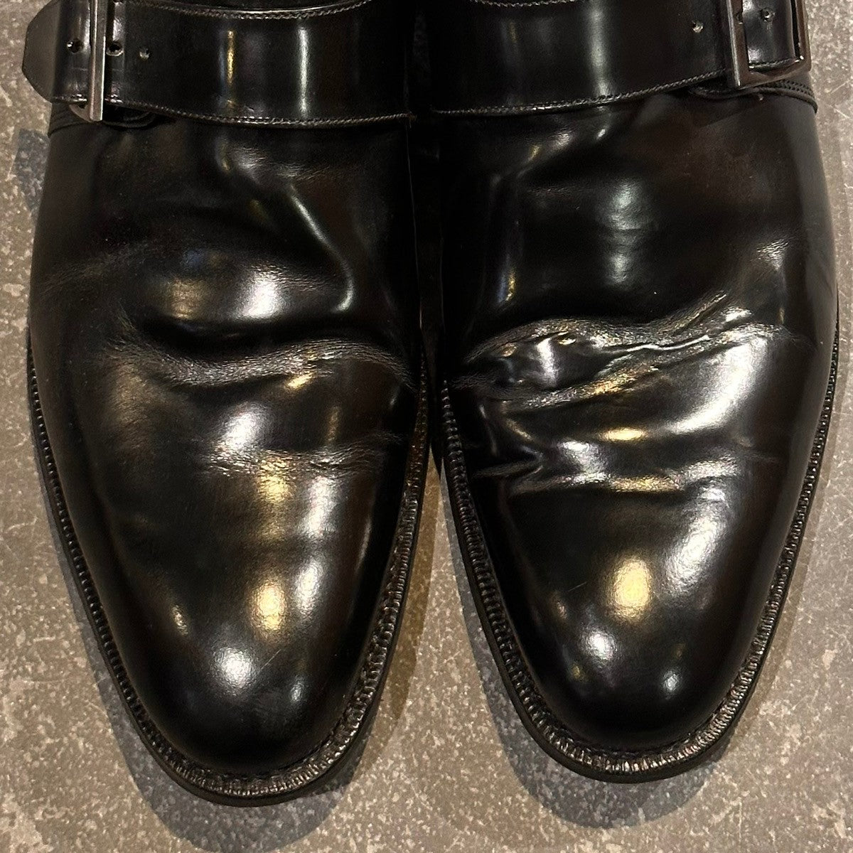 【Church’s】チャーチ TOKYO シングルモンク ポリッシュバインダーカーフ ブラック サイズUK75G