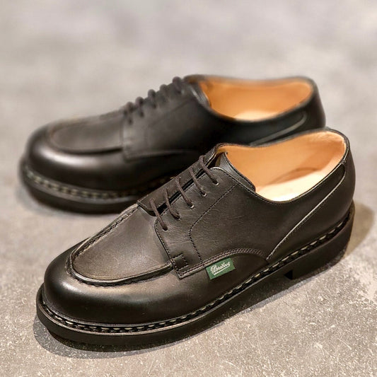 新品未使用【Paraboot】パラブーツ シャンボード Uチップ リスレザー ブラック サイズ UK6.5 参考定価￥99,000-
