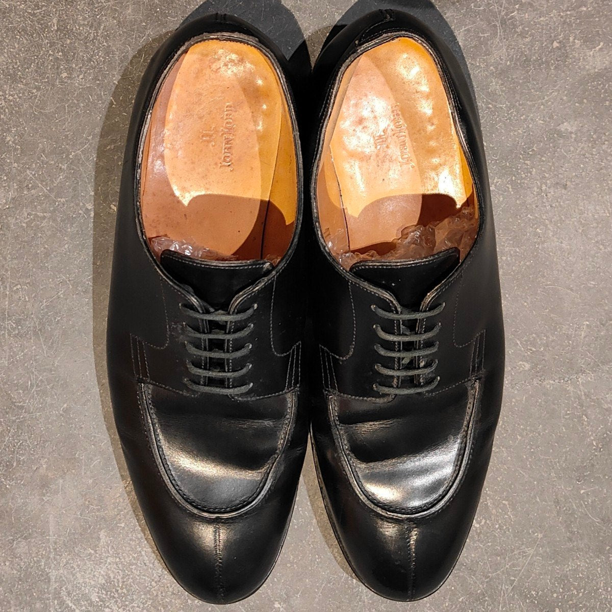 JOHN LOBB】ジョンロブ ノルウェイ Uチップ カーフ ブラック サイズ
