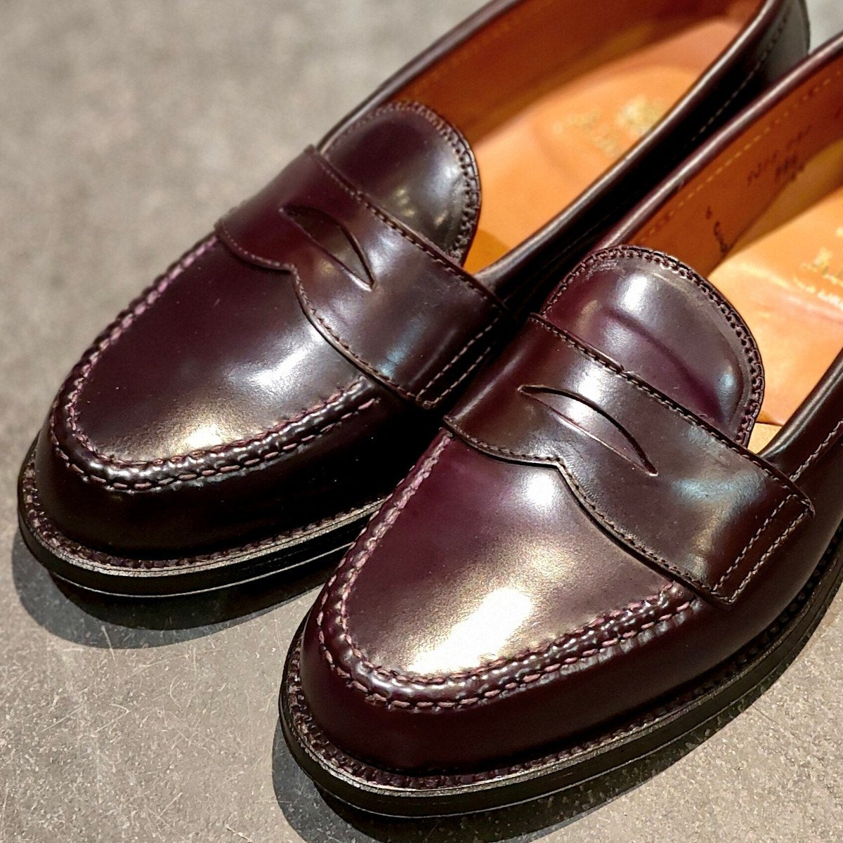 新品未使用【ALDEN】オールデン 986 ペニーローファー コードバン