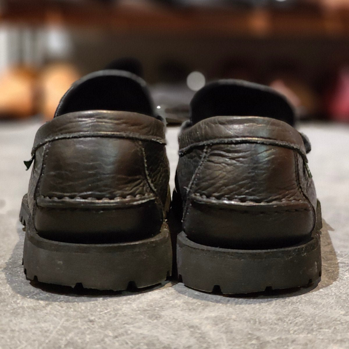 美品【PARABOOT】パラブーツ コロー ローファー グレインレザー