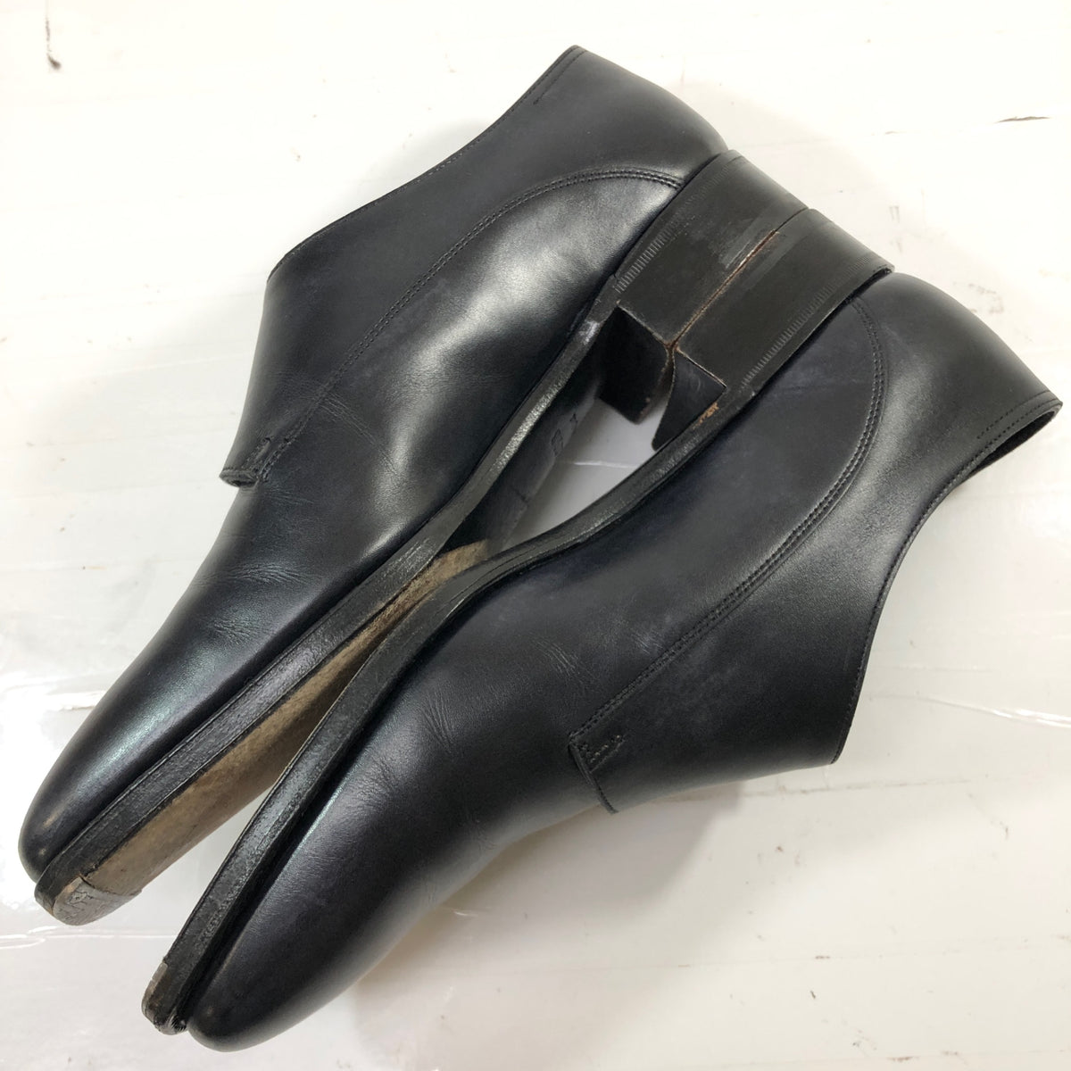 【JOHN LOBB】ジョンロブ レザーシューズ チャペル カーフ ダブルモンク 8000ラスト サイズ6.5E メンズ ブラック CHAPEL