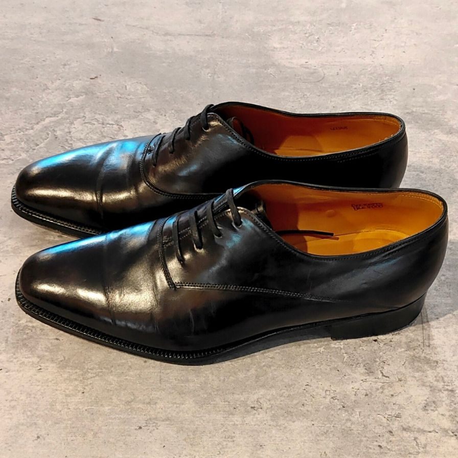 【JOHN LOBB】ジョンロブ レザーシューズ ベケッツ ストレートチップ カーフ 8000ラスト ブラック メンズ サイズ UK6.5E BECKETTS