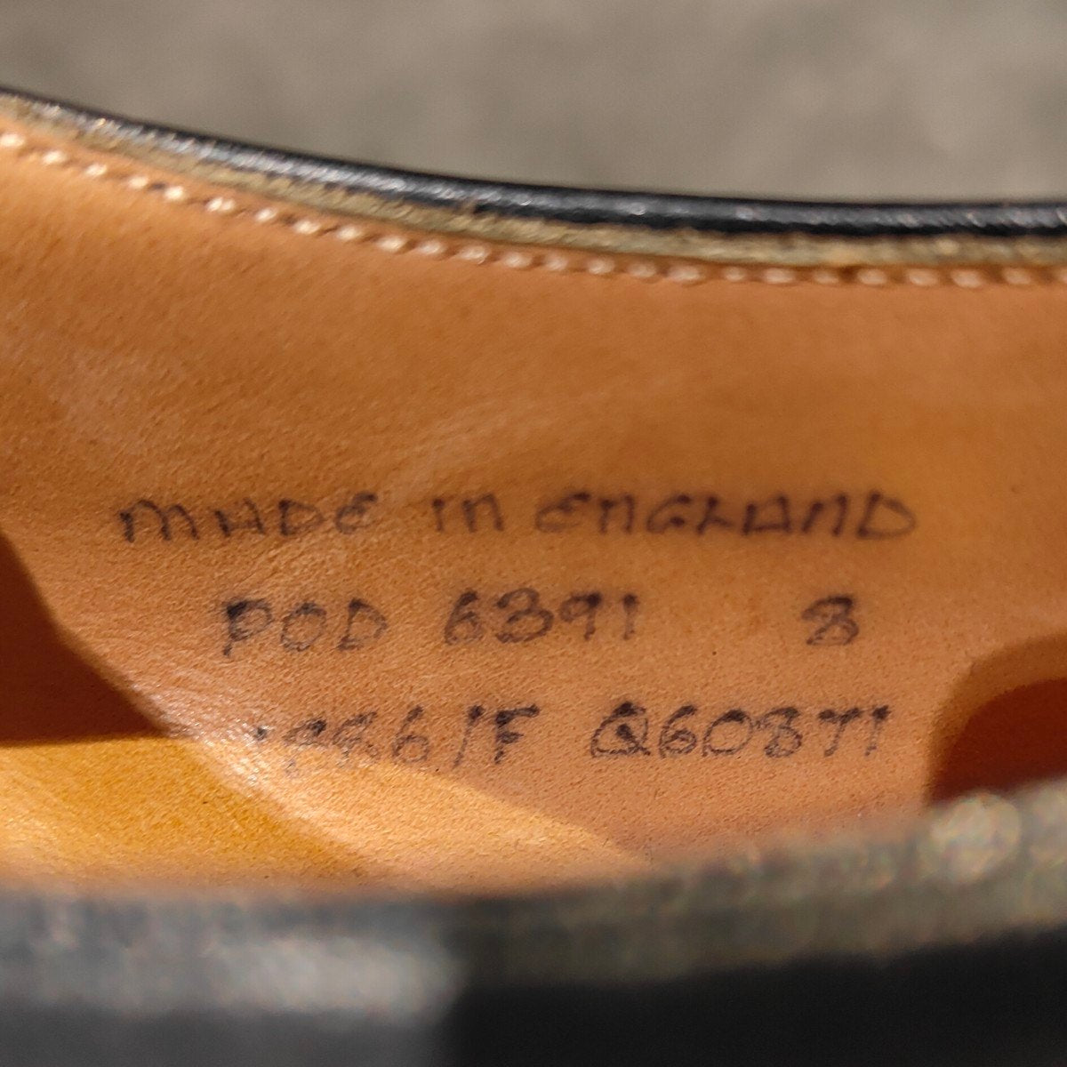 美品【JOSEPH CHEANEY】ジョセフチーニー HARTWELL ナノユニバース別注 キャップトウダービー カーフ ネイビー サイズUK8F