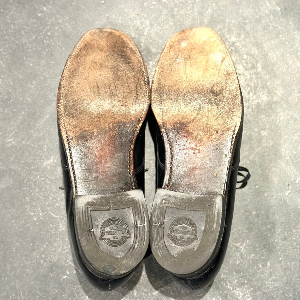 【FLORSHEIM】フローシャイム Uチップ カーフ 20623 カーフ ブラック サイズ 9.5D
