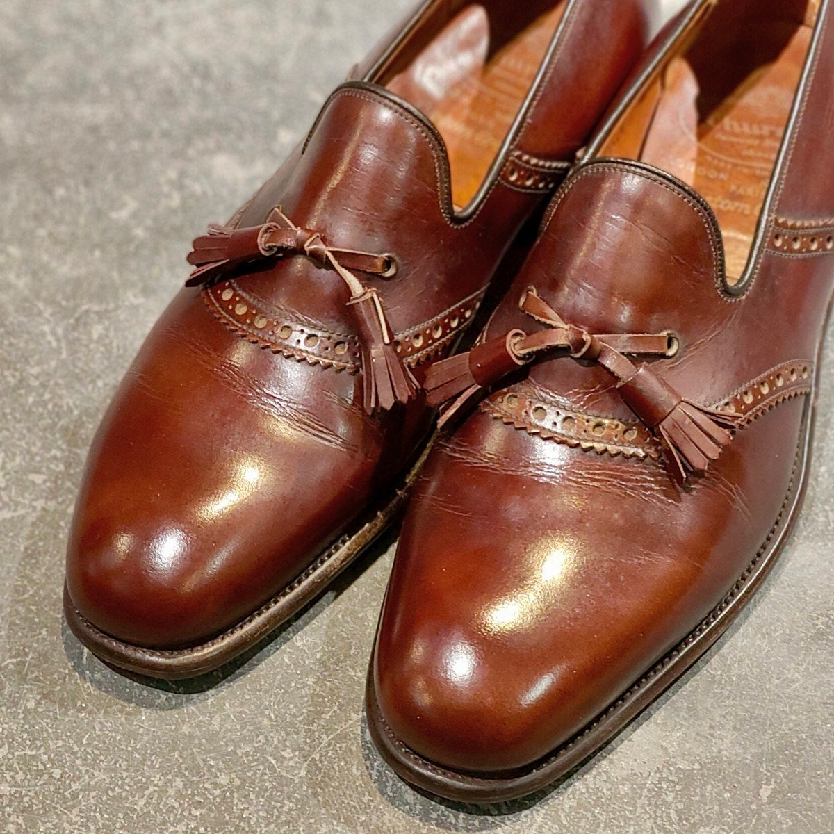 希少 美品【Church´s】チャーチ モデル名不明 タッセルローファー
