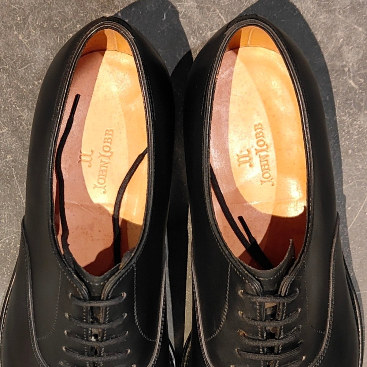希少 新品未使用【JOHNLOBB】ジョンロブ シティ カーフ ブラック サイズ UK6.5E 8695ラスト