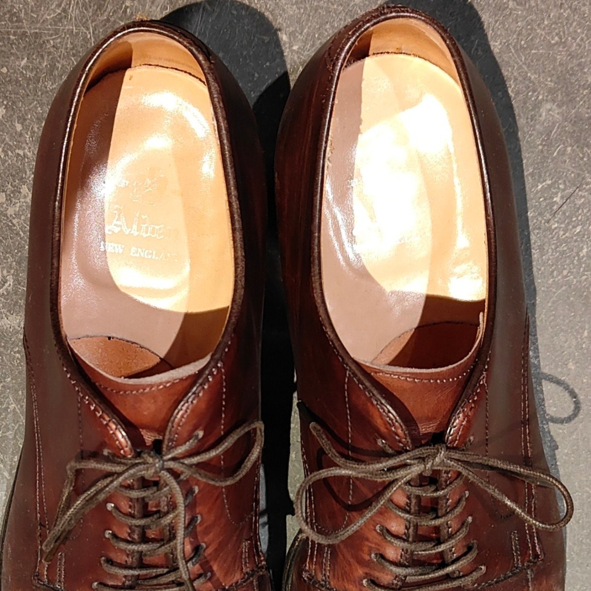 ALDEN】オールデン 54441 Vチップ カーフ ブラウン サイズUS8.5D