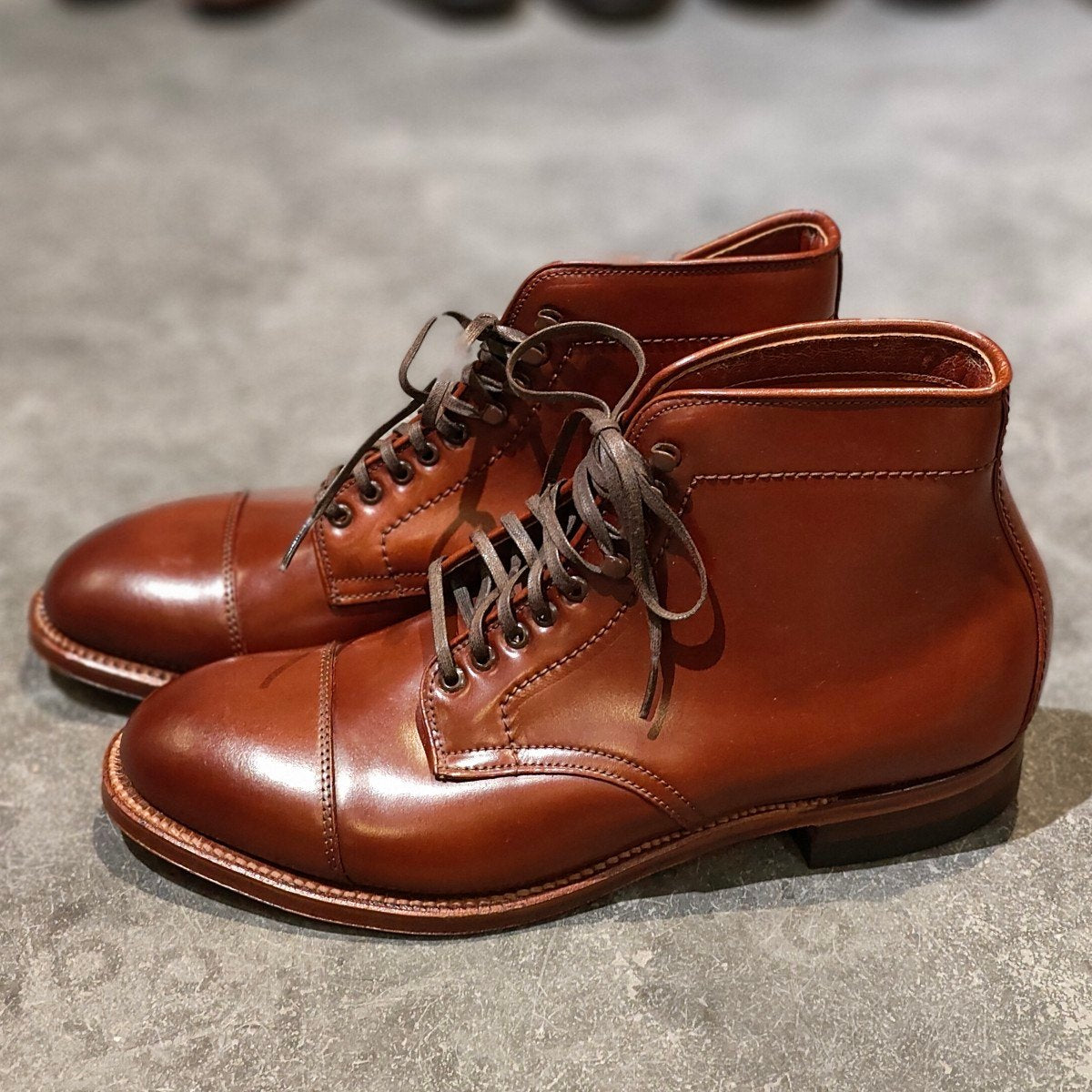 希少 新品未使用【ALDEN】オールデン 41834H キャップトゥブーツ コードバン ラベロ US7.5D モディファイドラスト