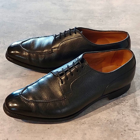 【EDWARD GREEN】エドワードグリーン ドーバー Uチップ グレインレザー ブラック サイズUK9.5E 808ラスト 参考定価￥324,500-