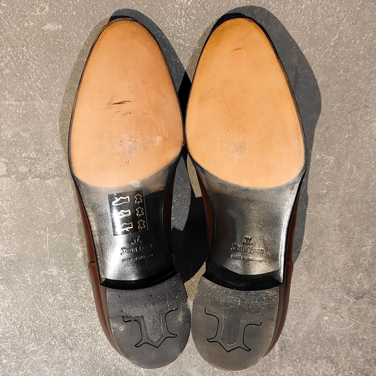 希少 新品未使用【JOHN LOBB】ジョンロブ スタッフォード ストレートチップ ブラウン カーフ サイズUK6.5E 7000ラスト