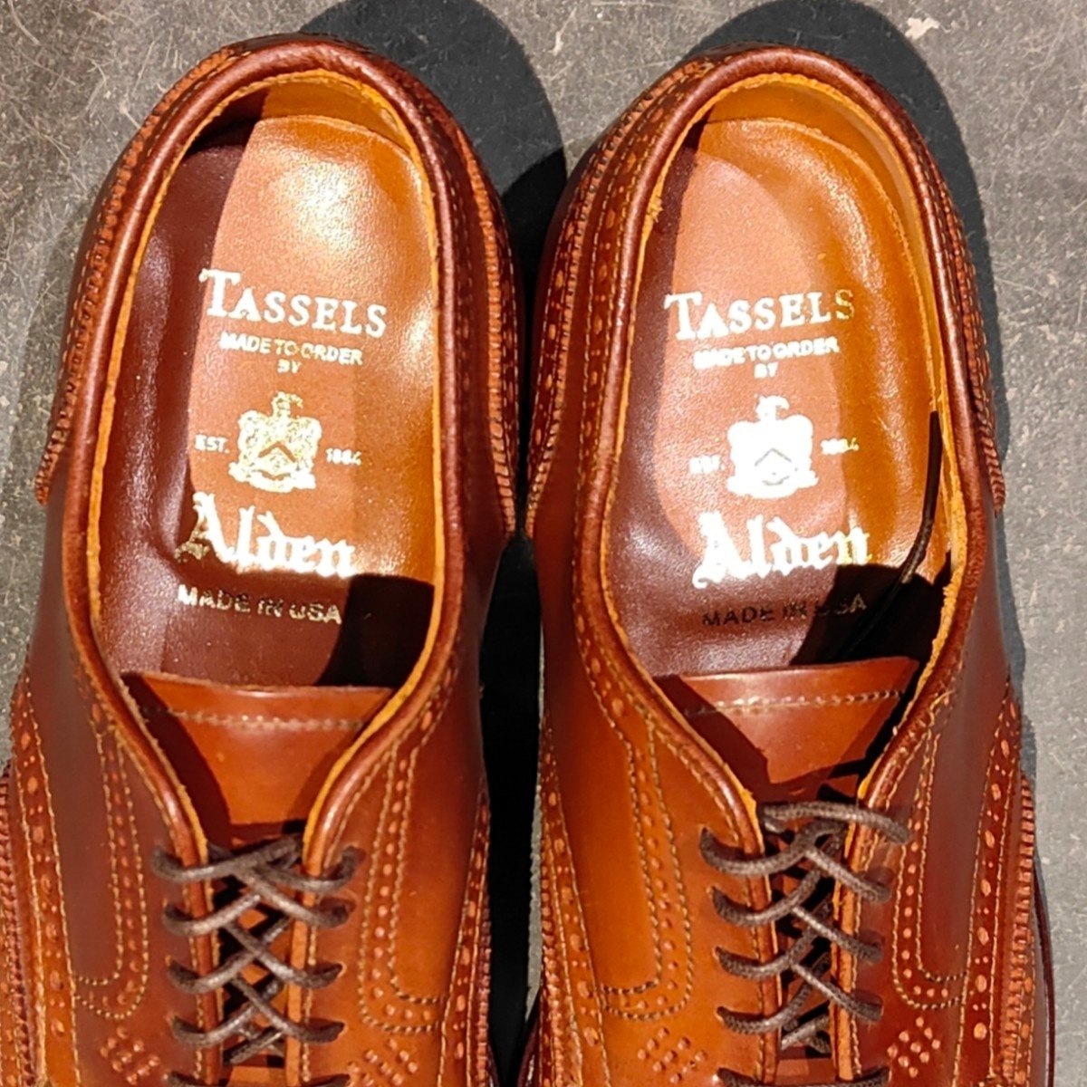 希少 新品未使用【ALDEN】オールデン TASSELS別注 20480 ショート