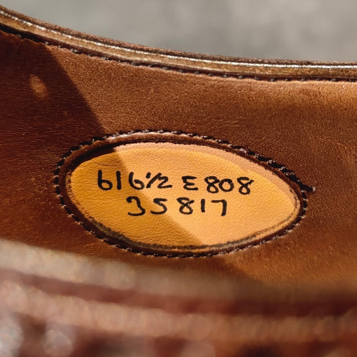 美品【EDWARD GREEN】エドワードグリーン インバーネス ウイングチップ カーフ ダークオーク サイズUK6E 808ラスト