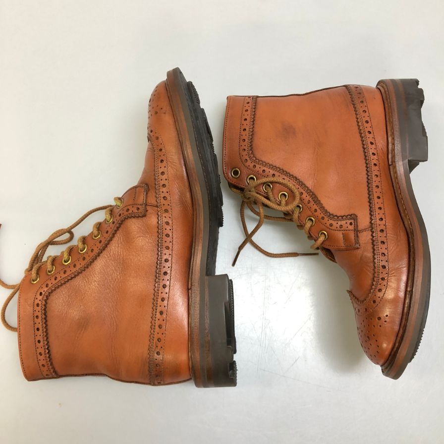【Tricker`s】トリッカーズ 7309 モールトン ブーツ レザー ブラウン（茶系） サイズ 6.5 ラスト