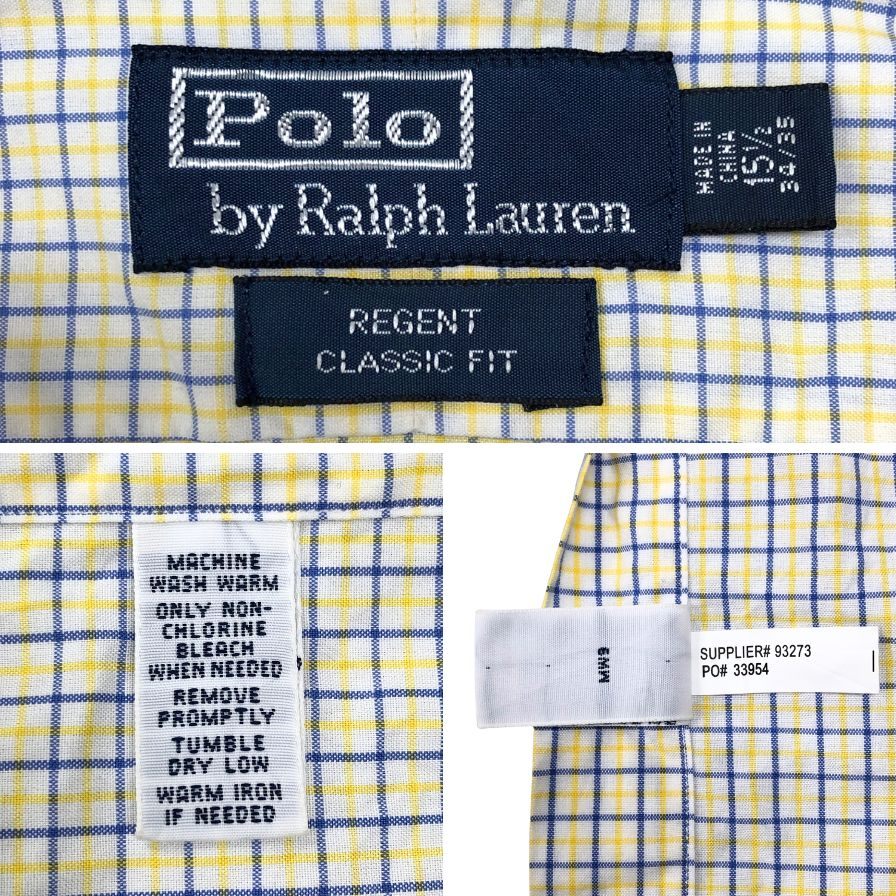 【POLO RALPH LAUREN】ポロ ラルフローレン チェックシャツ  サイズ