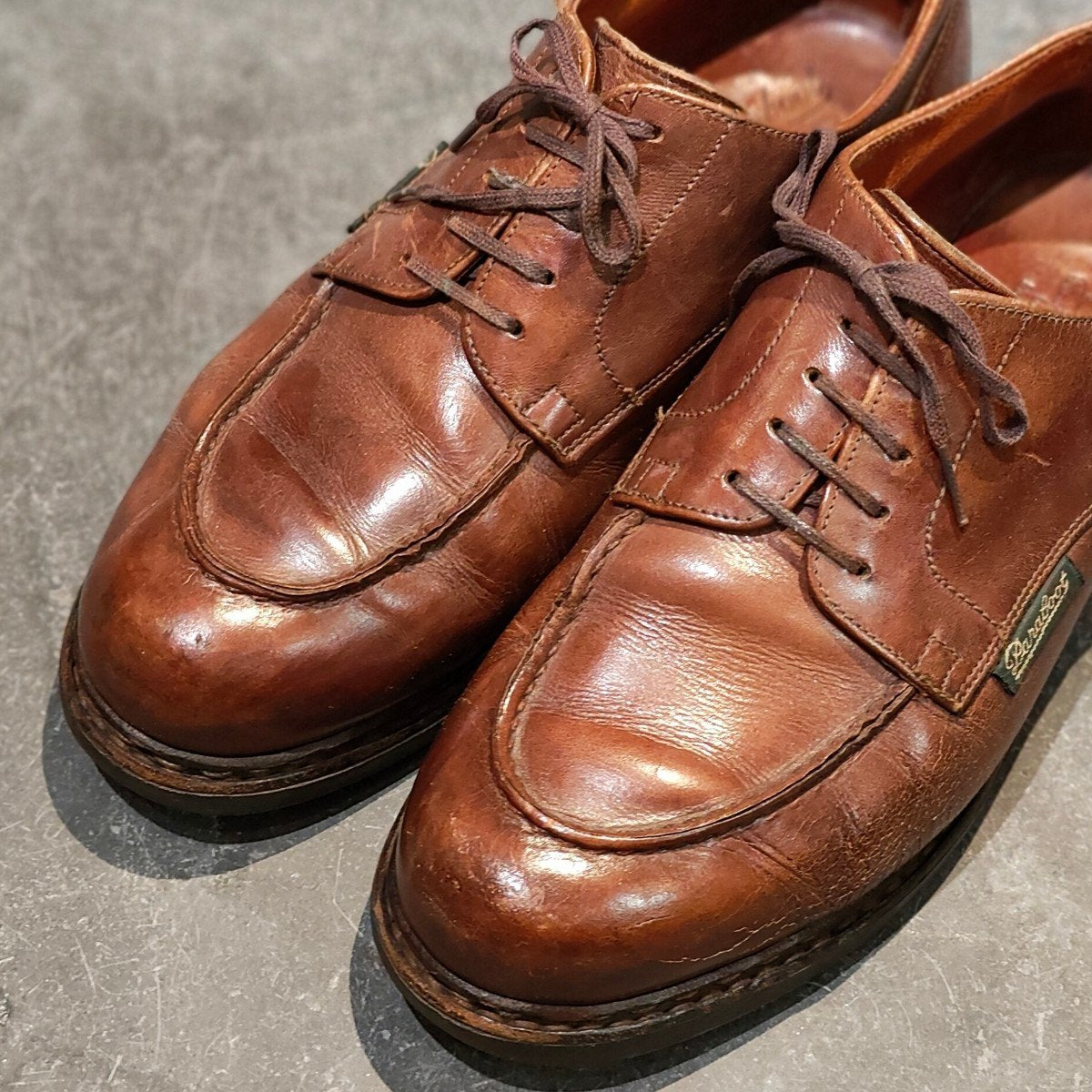 希少【Paraboot】パラブーツ シャンボード デカタグ Uチップ